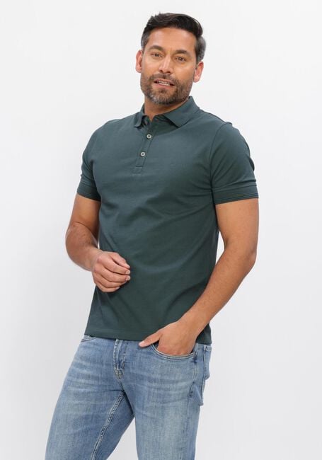Donkergroene GENTI Polo POLO 3 BUTTON SS 1219 - large