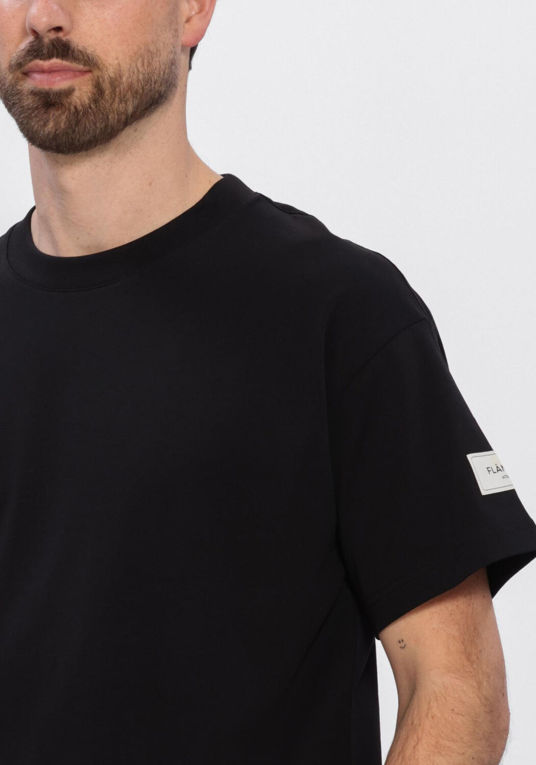 Zwarte FLANEUR T-shirt ATELIER T-SHIRT - large