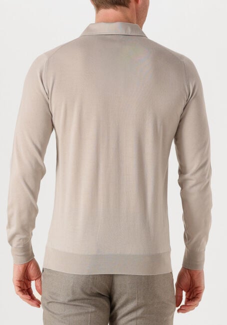 Beige FILIPPO DE LAURENTIIS Trui POLO ML PARAMONTURA R.MERINO - large