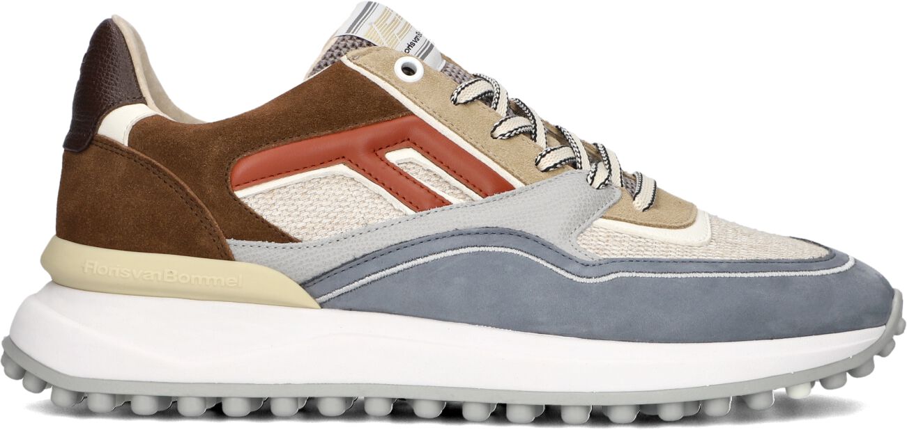Floris van Bommel Lage Sneakers Heren Sfm-10139 Noppi, Maat: 43⅓, Materiaal: Suède, Kleur: Bruin afbeelding 1