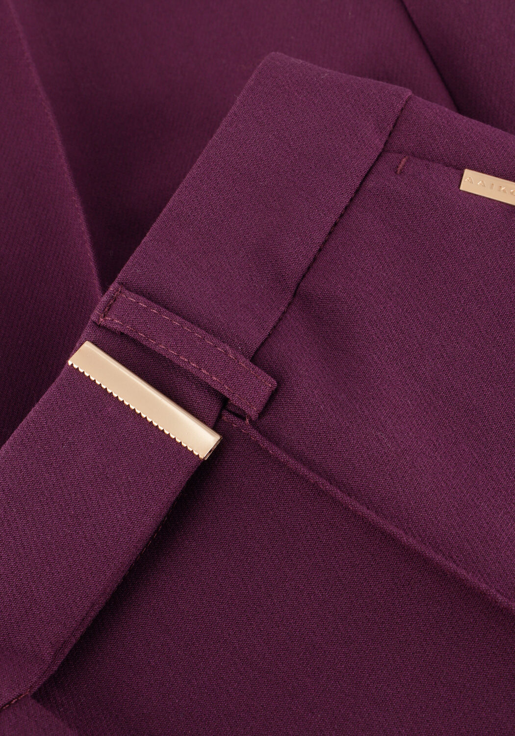 Paarse AAIKO Flared broek CHANTALLE R PES 345 - large