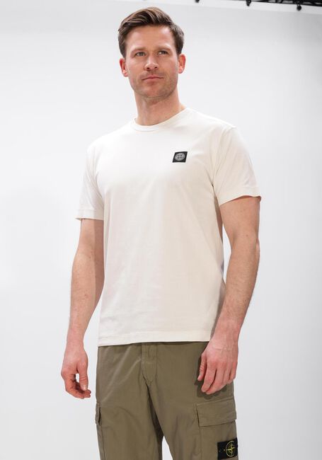 Ecru STONE ISLAND T-shirt SS T-SHIRT S0013 - large