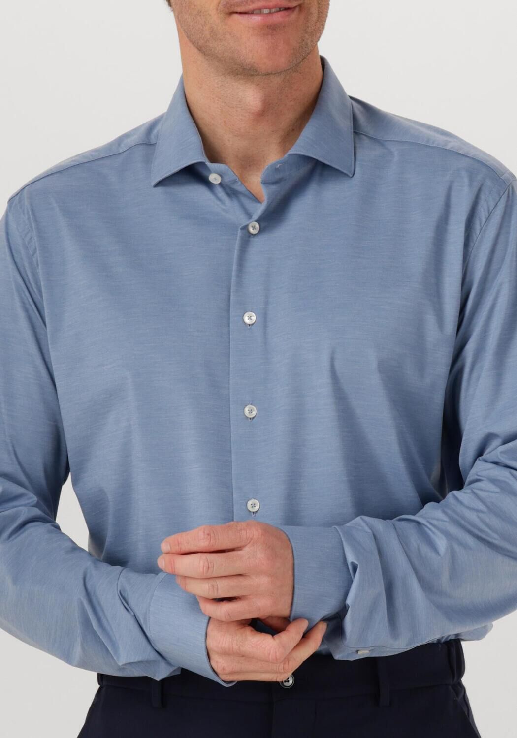 Lichtblauwe XACUS Trui ACTIVE SHIRT 558ML VAR070 - large