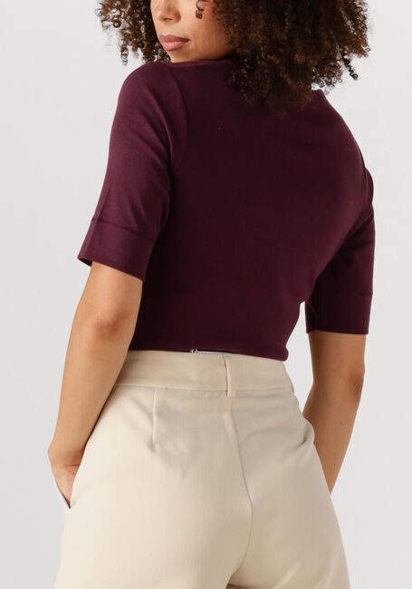 Paarse CO'COUTURE Top GRANNY EMBROIDERY - large