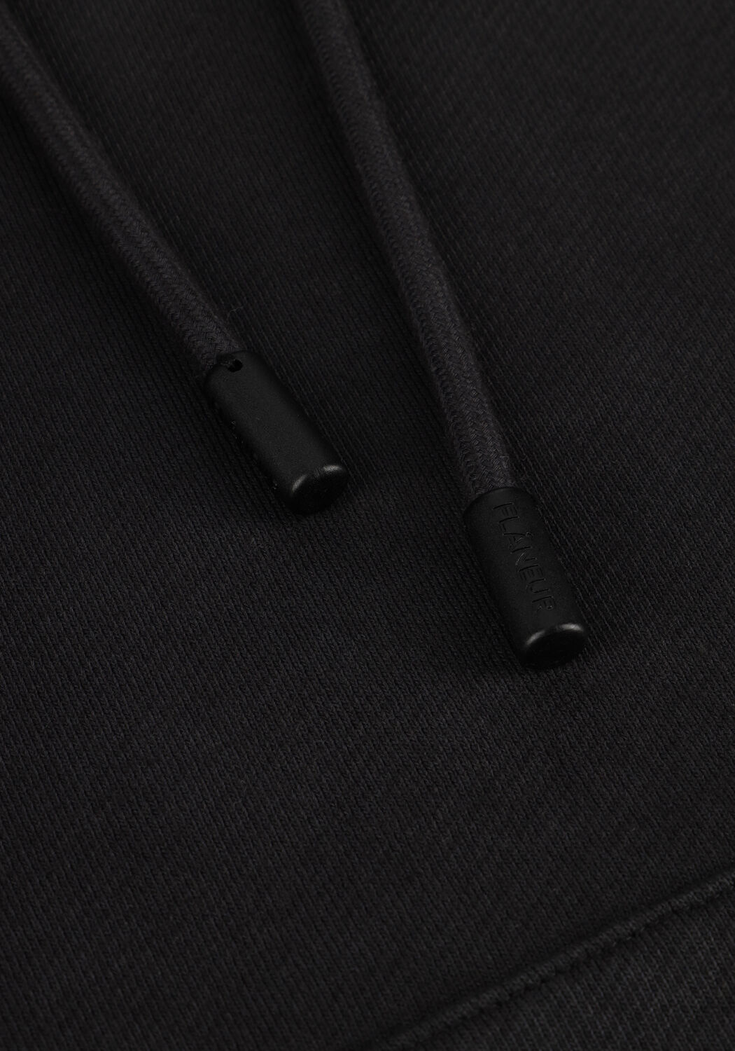 Antraciet FLANEUR Sweater DOUBLE LOGO HOODIE WASHED - large