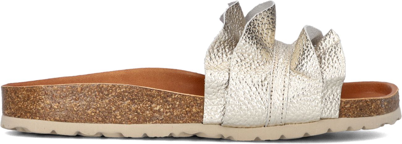 Verbenas Slippers
Dames Rocio, Maat: 37, Materiaal: Leer, Kleur: Goud