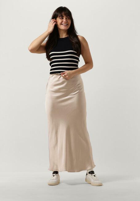 Zwarte PENN & INK Top SINGLET STRIPE - large