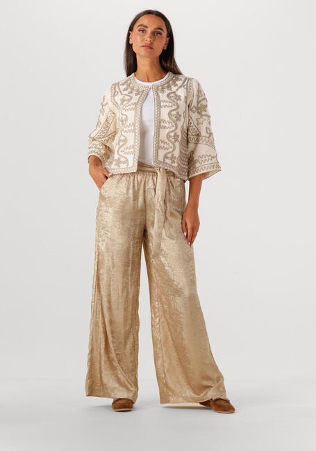 Gouden SUMMUM Pantalon PANTS METALLIC LAMEE - large