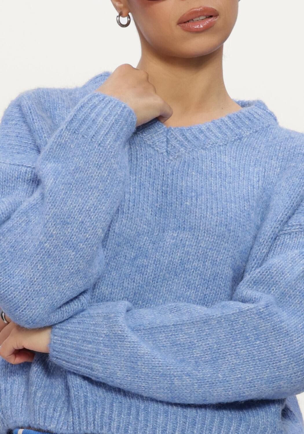 Blauwe PENN & INK Trui JUMPER - large