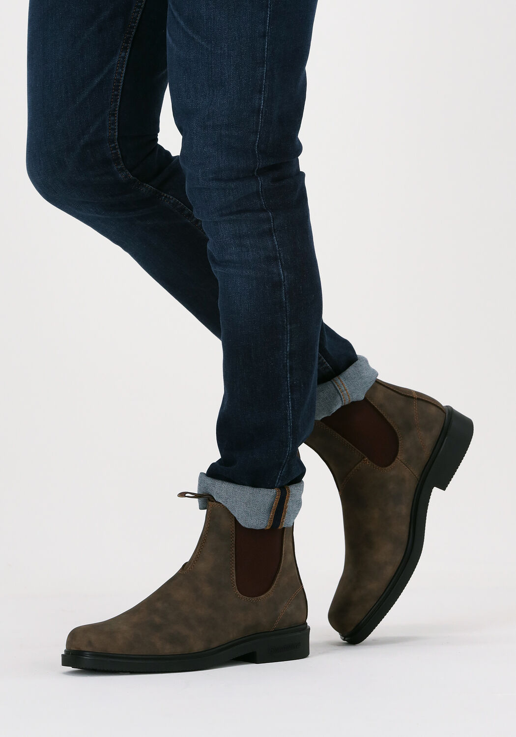 bruine blundstone chelsea boots dress boot heren