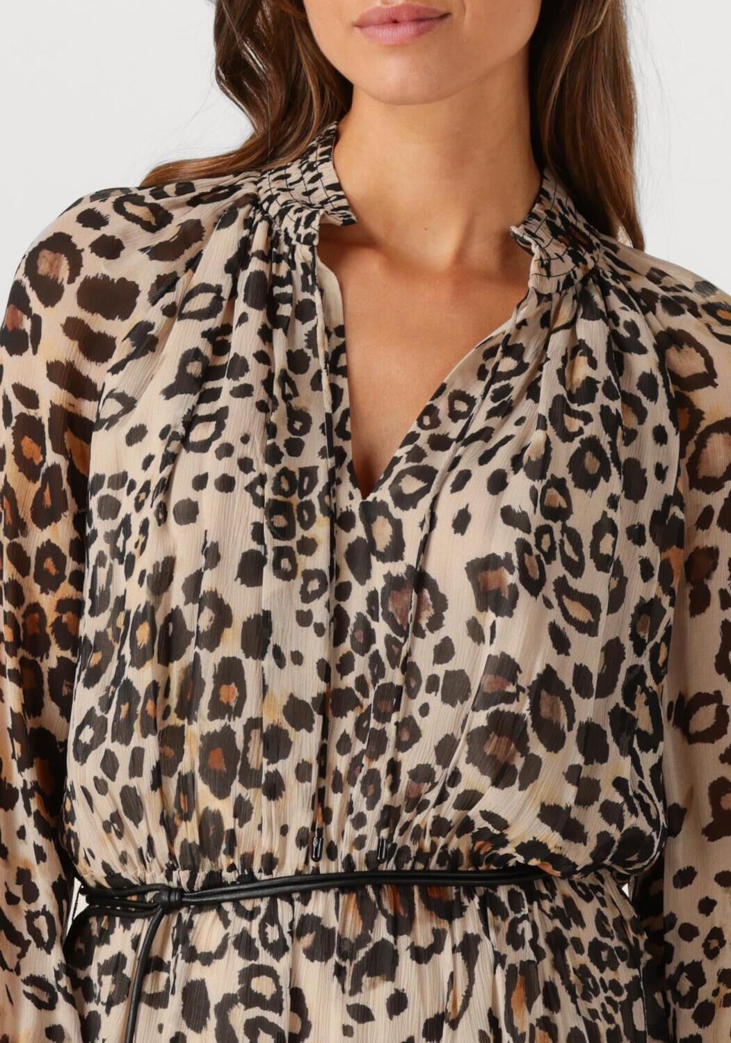 Beige MARC CAIN COLLECTION Maxi jurk ZC 21.08 W27 - large