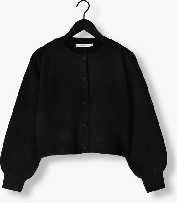 Zwarte SUMMUM Vest KNITTED CARDIGAN LEOPARD JACQUARD KNIT Zwarte SUMMUM Vest KNITTED CARDIGAN LEOPARD JACQUARD KNIT - large