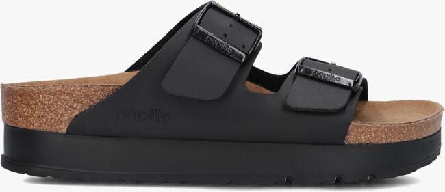 zwarte birkenstock slippers arizona platform dames