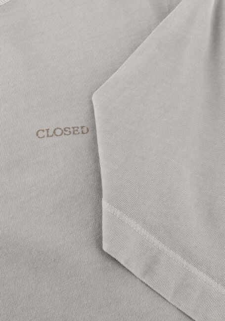 Lichtgrijze CLOSED T-shirt RELAXED T SHIRT - large