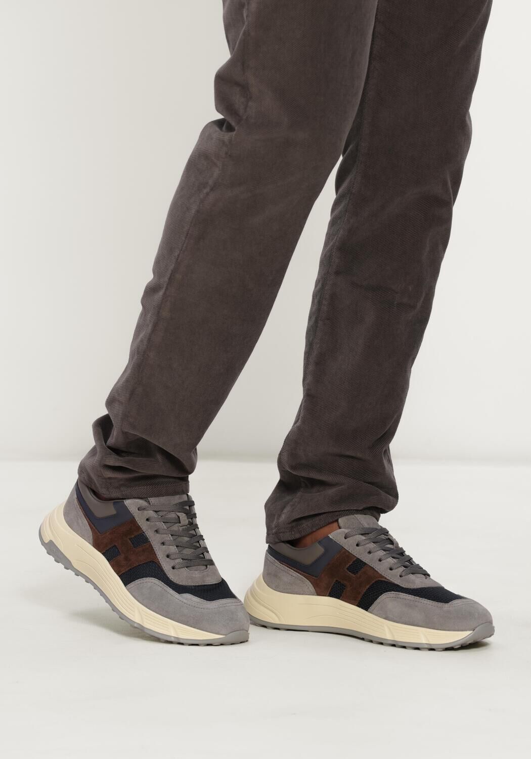 Grijze HOGAN Lage sneakers HYPERLIGHT ALLACCIATO H - large