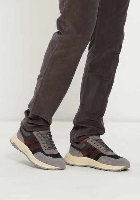 Grijze HOGAN Lage sneakers HYPERLIGHT ALLACCIATO H - large