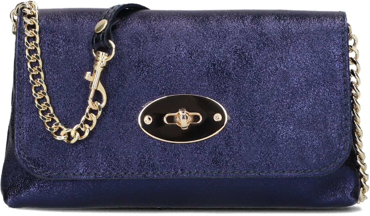 Lina Locchi Schoudertas
Dames Finley Met, Materiaal: Leer, Kleur: Blauw afbeelding 1