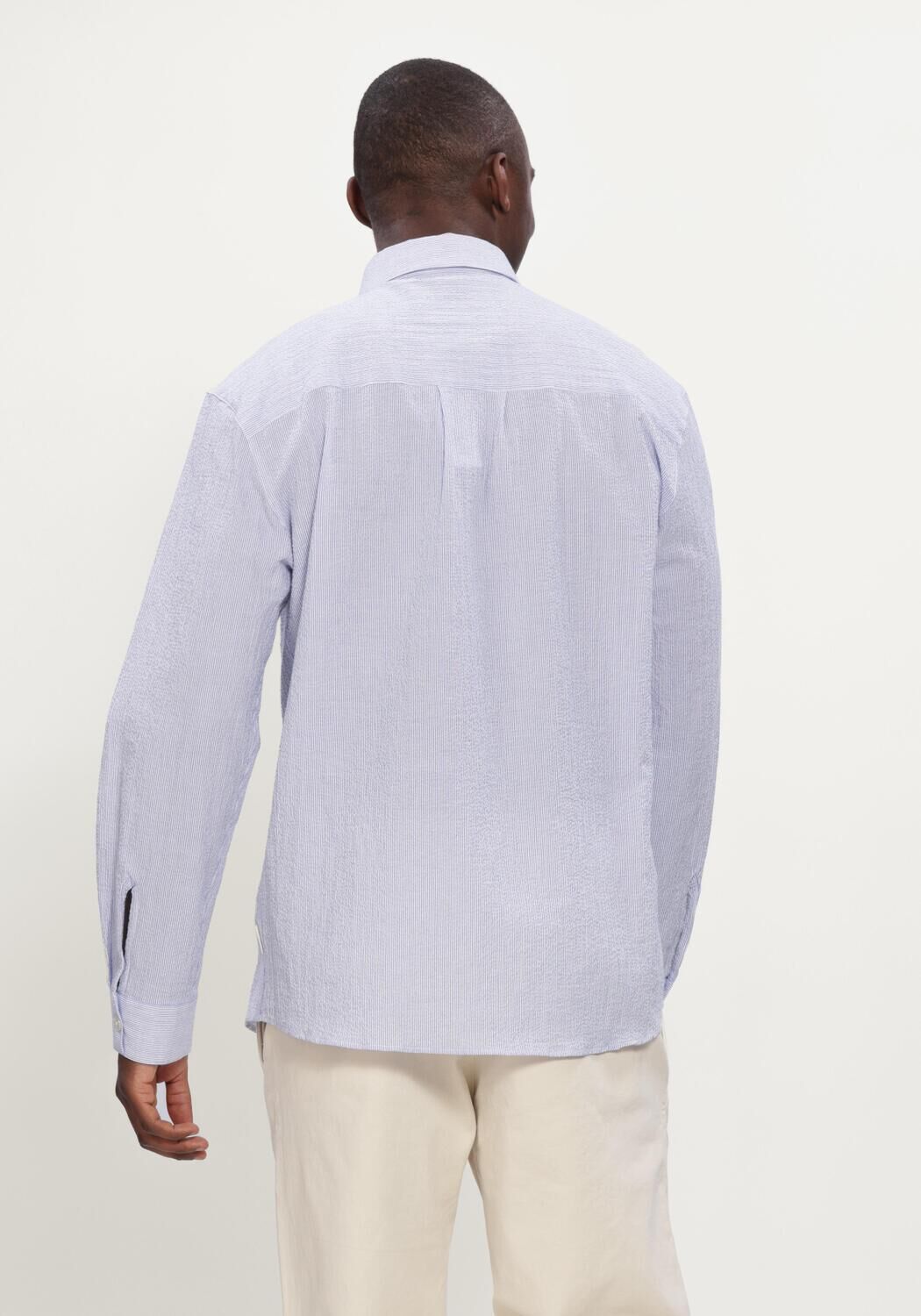 Lichtblauwe THE GOODPEOPLE Casual overhemd SOY - large