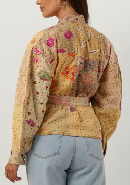 Oranje SISSEL EDELBO Kimono AURORA EMBROIDERY PATCHWORK JACKET - large