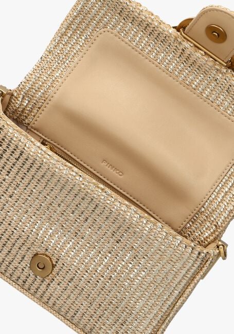 Goudkleurig PINKO Schoudertas LOVE ONE MINI SLOUCHY Goudkleurig PINKO Schoudertas LOVE ONE MINI SLOUCHY - large