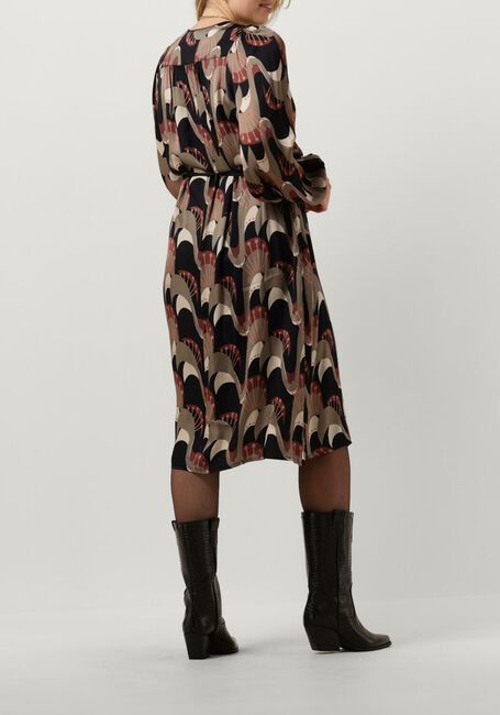 Multi SUMMUM Midi jurk DRESS ABSTRACT PEACOCK - large