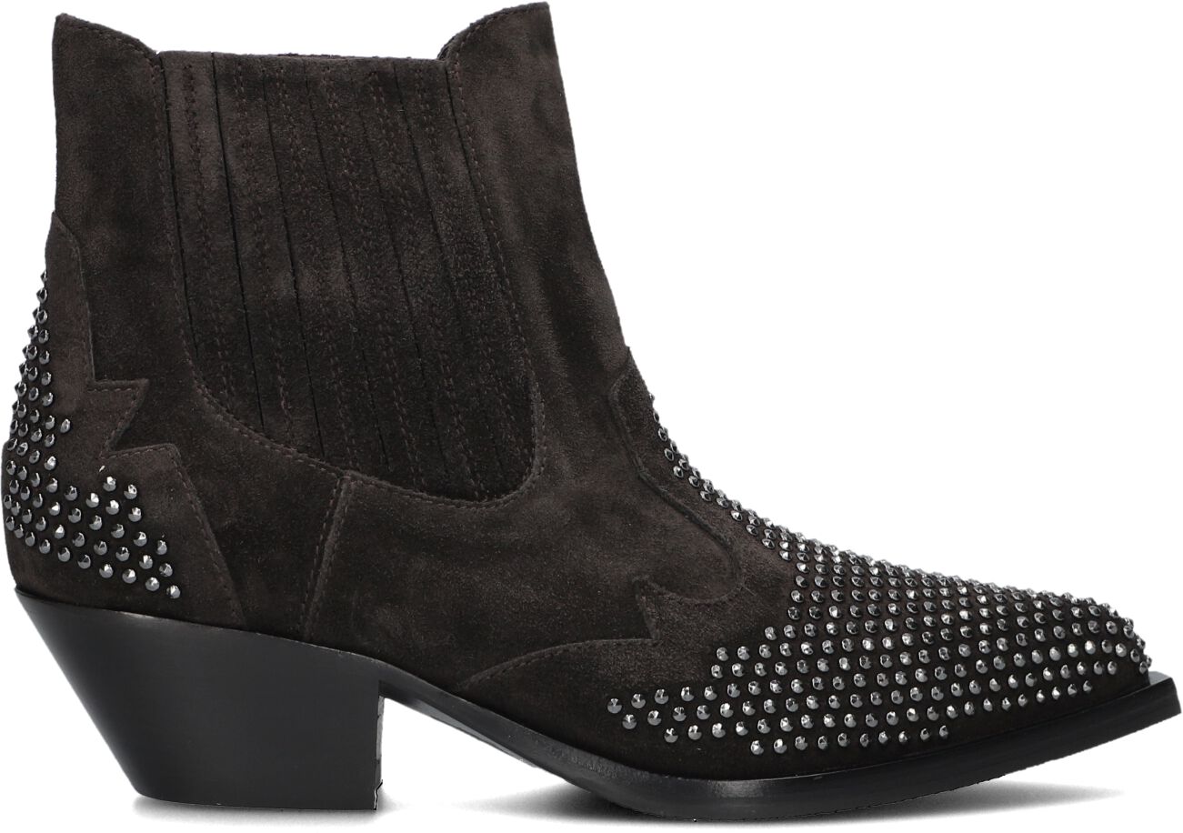 Stefano Lauran Enkellaarsjes
Dames 9706r, Maat: 37, Materiaal: Suède, Kleur: Donkergrijs