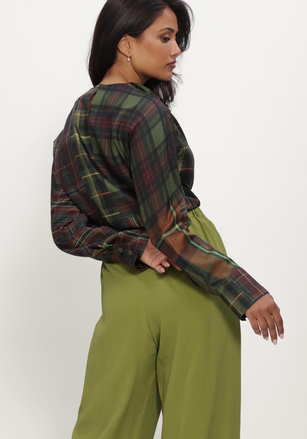 Groene NATAN Top TOP MANCHES LONGUES - large