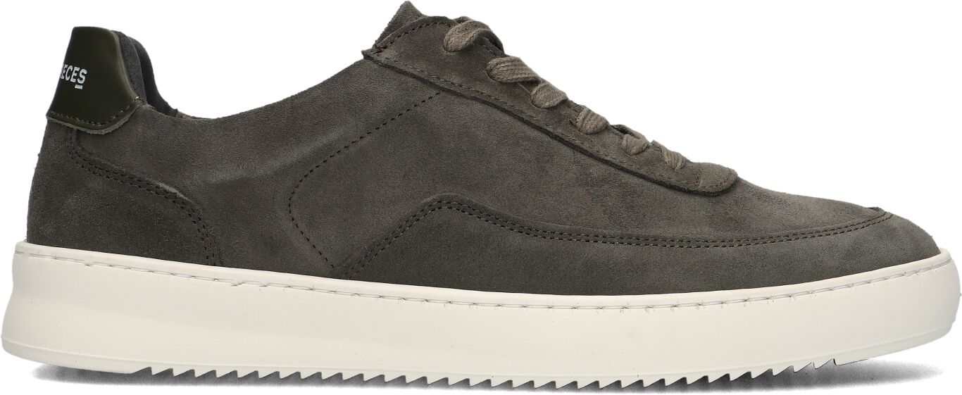 Filling Pieces Lage Sneakers Heren Mondo Organic Sue, Maat: 40, Materiaal: Suède, Kleur: Groen