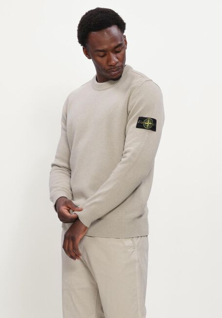 Beige STONE ISLAND Trui CREW NECK S00A3 - large