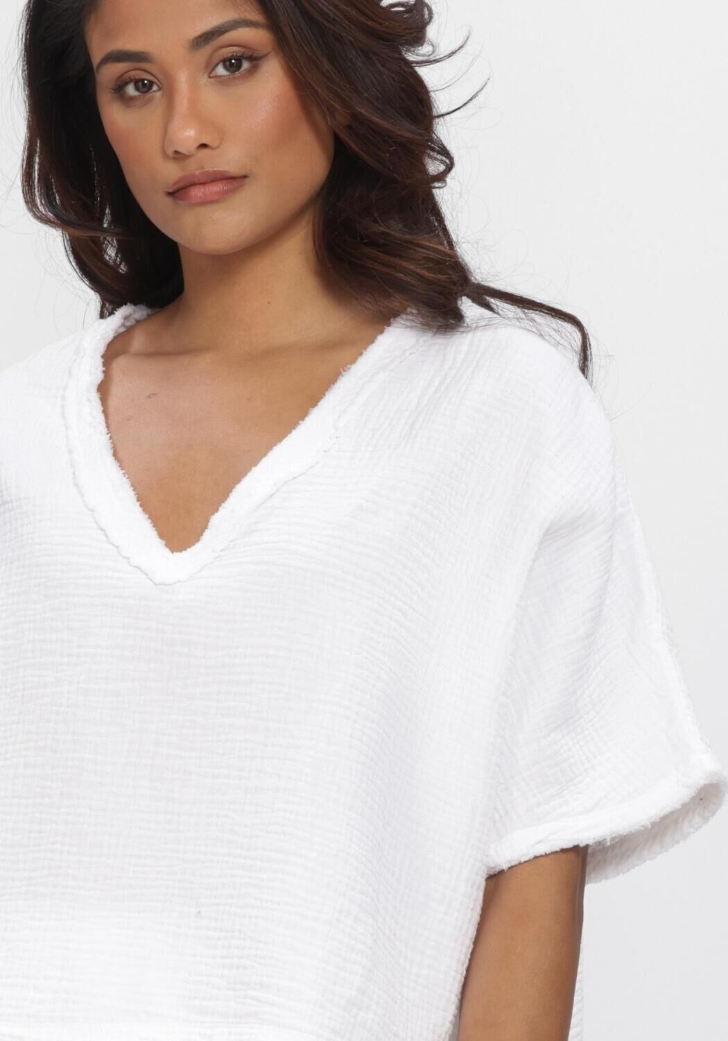 Witte SEA ME HAPPY Tops & T-shirts FIJL TOP - large