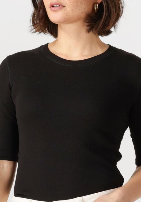 Zwarte CLOSED T-shirt CREWNECK SHORTSLEEVE - large