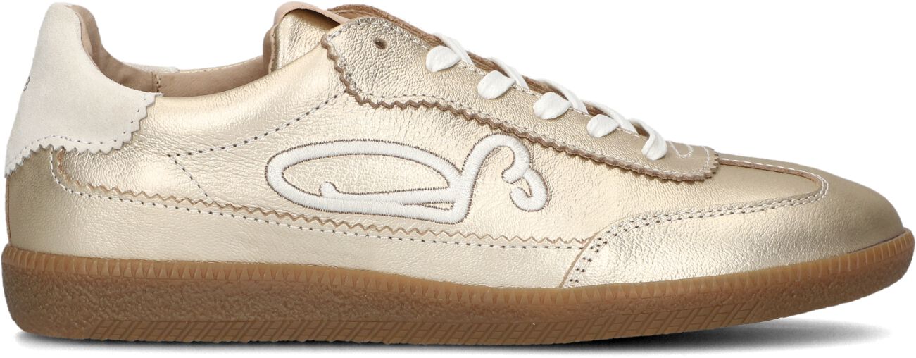 Fred de la Bretoniere Lage Sneakers Dames Pearl Sign, Maat: 39, Materiaal: Leer, Kleur: Goud