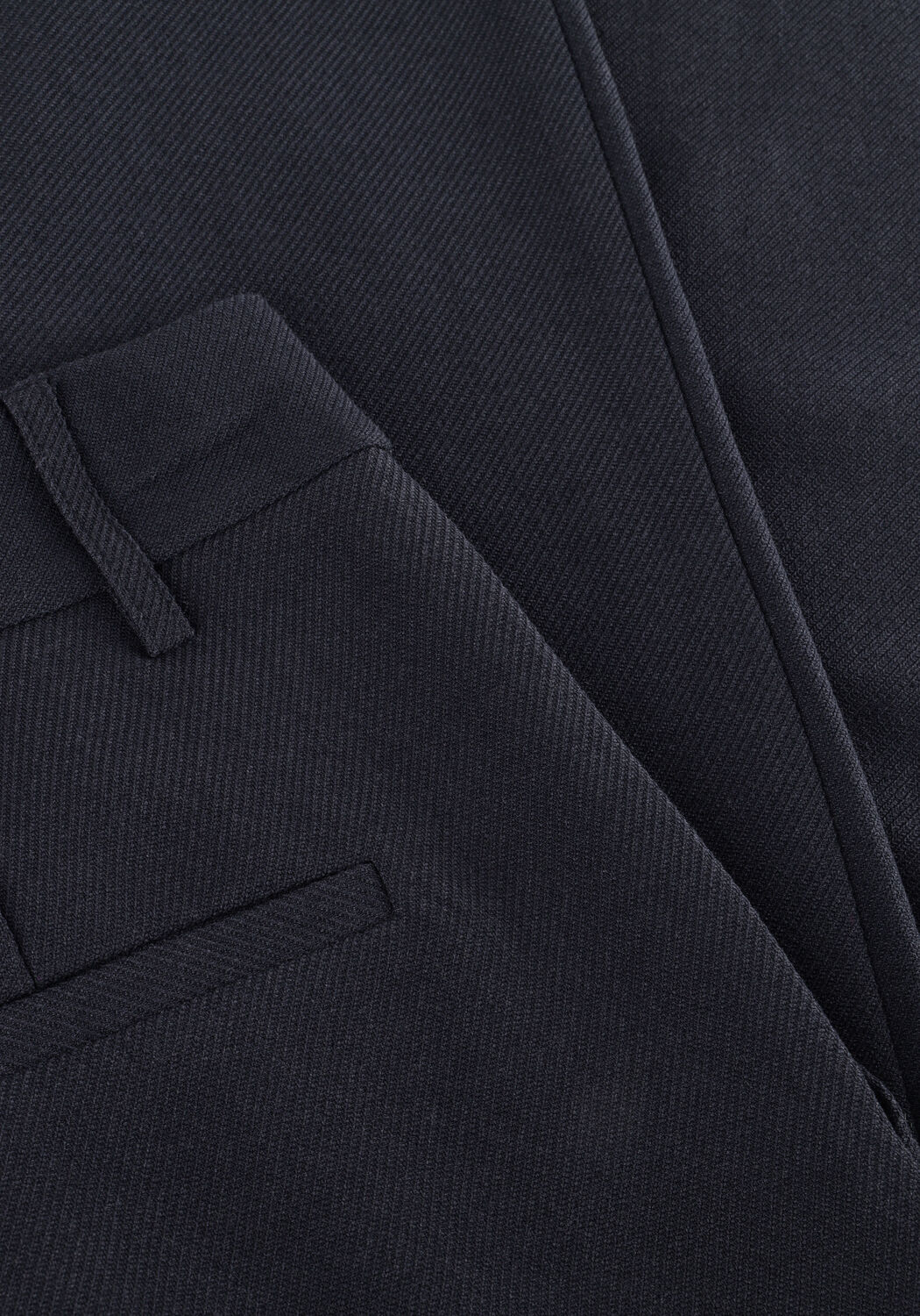 Donkerblauwe CO'COUTURE Pantalon MARIN PLEAT LONG PANT - large