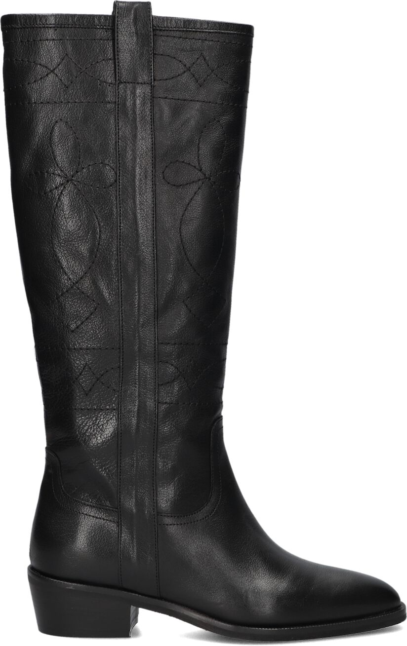 Blasz Hoge Laarzen Dames 140 1, Maat: 43, Materiaal: Leer, Kleur: Zwart