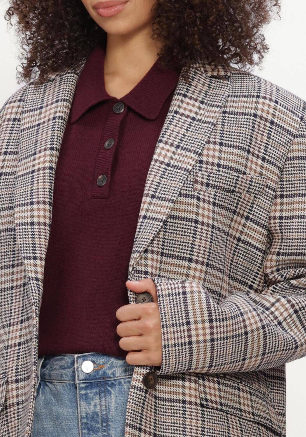 Beige ANINE BING Blazer QUINN BLAZER - large