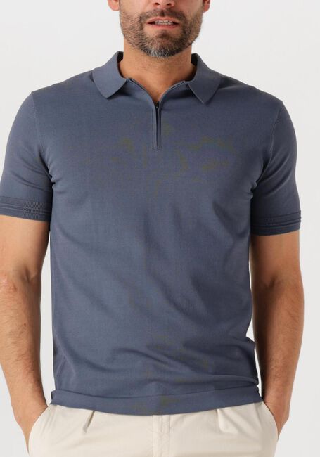 Grijze GENTI Polo POLO ZIP SS K2053-1260 - large