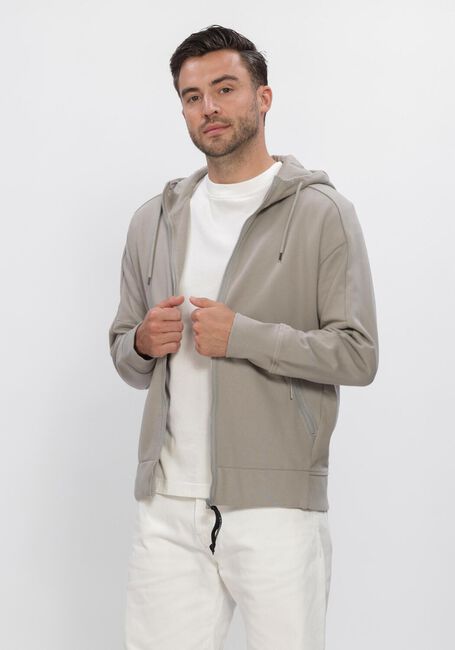 Grijze CP COMPANY Vest DIAGONAL RAISED FLEECE GOGGLE SWEATSHIRT - large