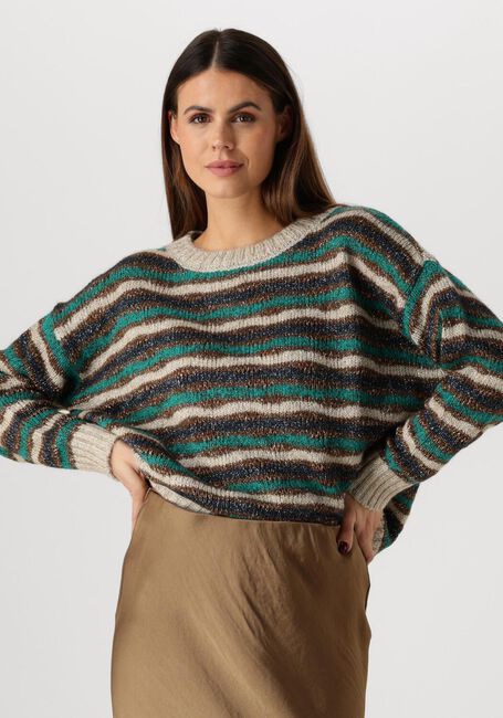 Multi SUMMUM Trui SWEATER MULTI COLOUR ALPACA LUREX KNIT - large