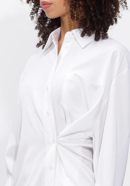 Witte OLAF HUSSEIN Blouses DRAPEY ASYMMETRIC SHIRT - large