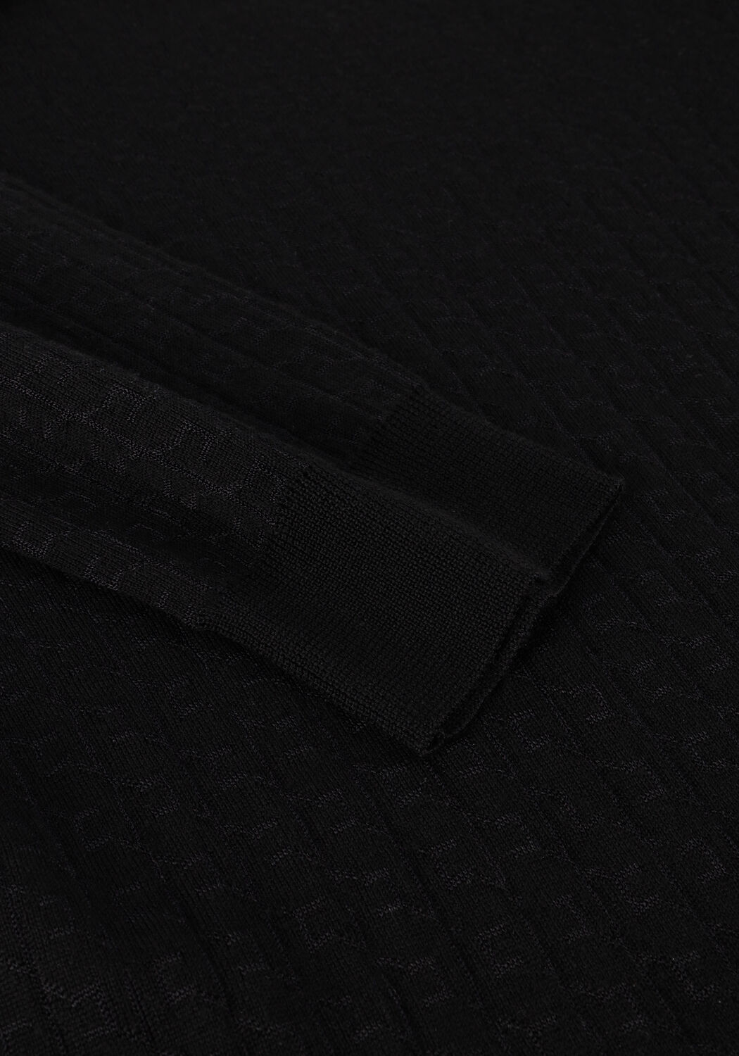 Zwarte ELISABETTA FRANCHI Trui KNITTED SWEATER - large