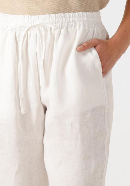 Witte RESORT FINEST Pantalon LINEN PANTS - large