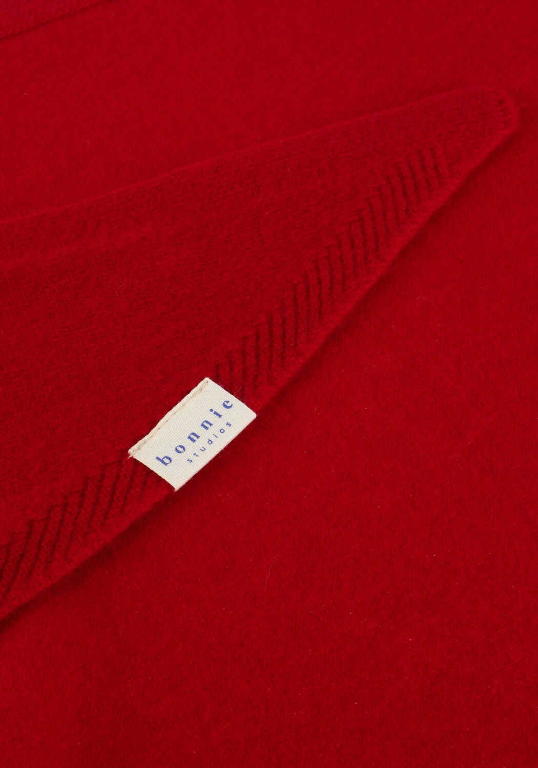 Rode BONNIE STUDIOS Sjaal BONNIE WOOL SCARF - large