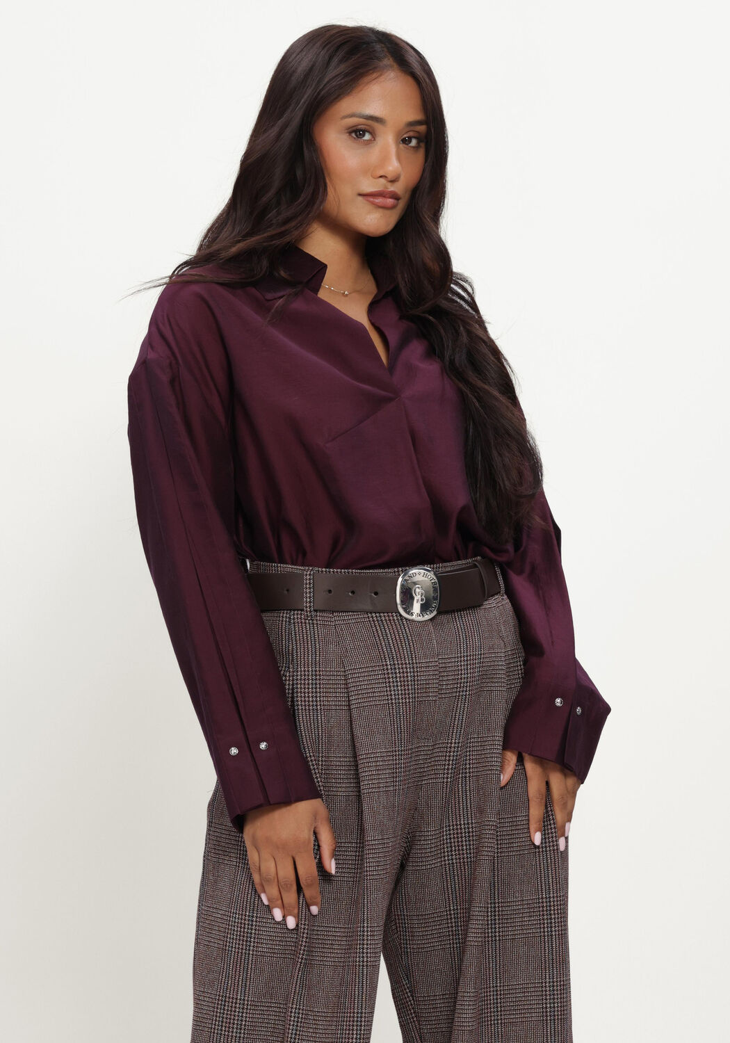 Paarse CAROLINE BISS Blouses 4621 - large
