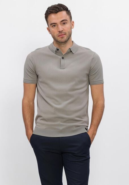 Taupe GENTI Polo POLO 2 BUTTON SS 1260 - large