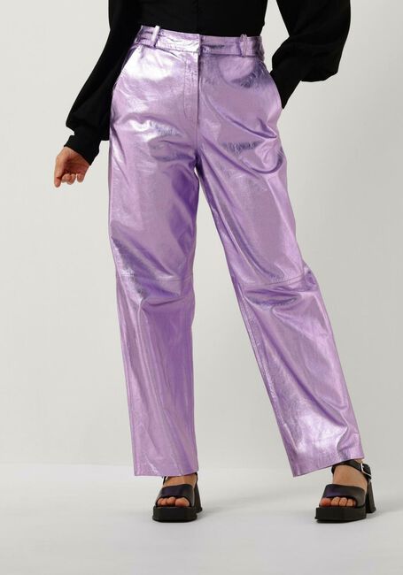 Paarse IBANA Pantalon PERFECTA METALLIC - large