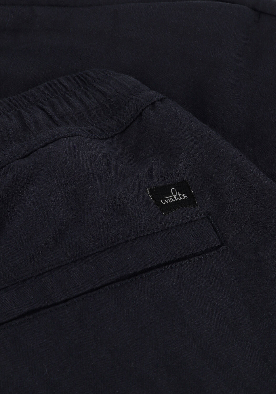 Blauwe WAHTS Korte broek CARL LINEN COTTON - large