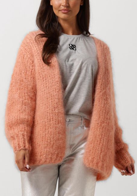 Oranje LES TRICOTS D'O Vest CHARLOTTE - large