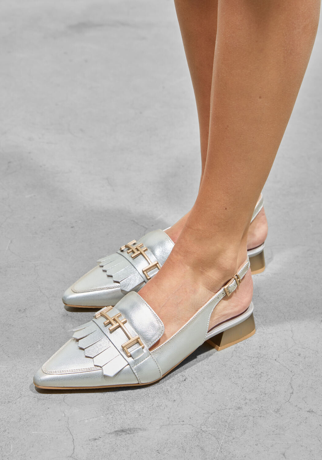 Zilveren HISPANITAS Slingbacks CHV253817 - medium