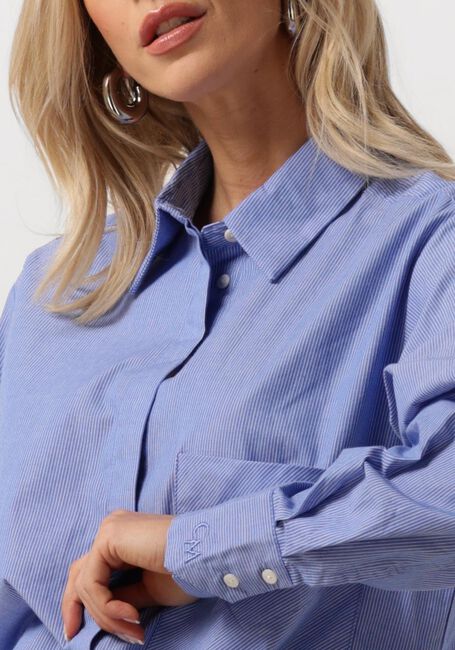 Lichtblauwe COPENHAGEN MUSE Blouses CMPOPLI-SHIRT - large