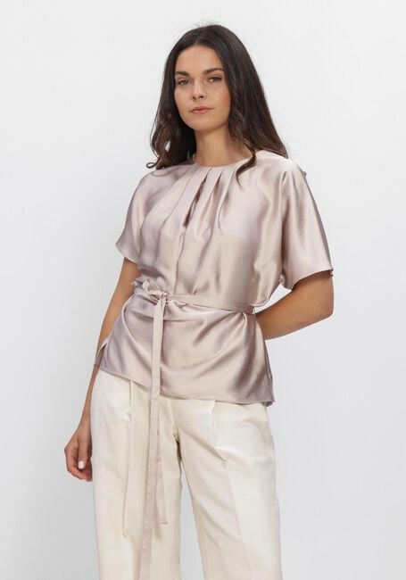 Beige NATAN Top TOP SHORT SLEEVED TOP - large